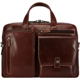 Jekyll & Hide Oxford Aktentasche Leder 38 cm Laptopfach braun