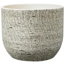 Söndgen Keramik Soendgen Keramik Übertopf rund Portland (Außenmaß (Ø x H): 25 x 21 cm, Weiß, Keramik)