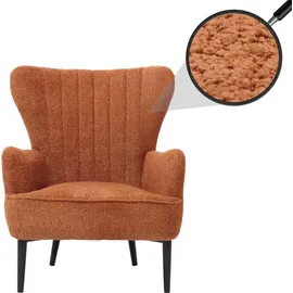 MCW Lounge-Sessel MCW-K37 Chenille 500 g/m2 72 x 70 x 80 cm Orange