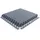 RAMROXX Fitnessboden Riffelblech Puzzle Sportmatte Grau 61x61cm 10mm 4 Stück