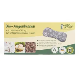 Grünspecht Naturprodukte GmbH Bio-Augenkissen, grau-mint