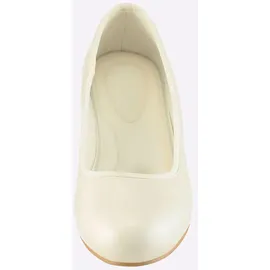 Casual Looks Pumps CASUAL LOOKS, Damen, Gr. 37, weiß, Lederimitat, Schuhe Pumps