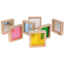 EDUPLAY Lernspielzeug Blocks bunt und Spiegel 7er Set