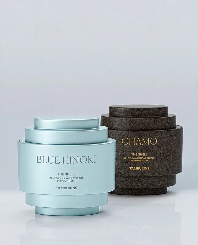 TAMBURINS Handparfüm Mini-Duo-Set (Blue Hinoki & CHAMO) 15 ml x 2