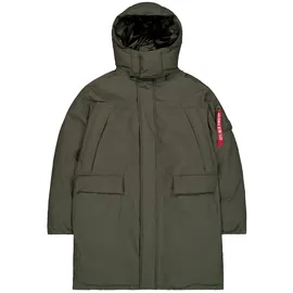 Alpha Industries Puffer Parka grün M