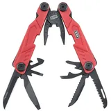 4k5 tools MT 400 MultiTool Large 600.400A Multitool mit Holster Rot, Schwarz