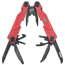 4k5 tools MT 400 MultiTool Large 600.400A Multitool mit Holster Rot, Schwarz