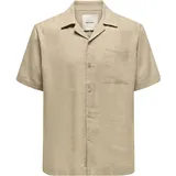Only & Sons Laurence Kurzarmhemd Grau M