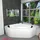 AcquaVapore Eckbadewanne 140 x 140 cm (W20-TH-SC)