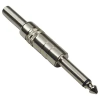 TRU Components 1578982 Klinken-Steckverbinder 6.35mm Stecker, gerade Polzahl: 2