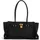 Michael Kors Hamilton Schultertasche Wildleder Schwarz