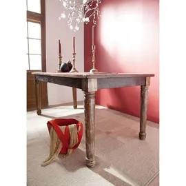 MASSIVMOEBEL24.DE Esstisch Altholz 150x80x76 mehrfarbig lackiert FABLE #07