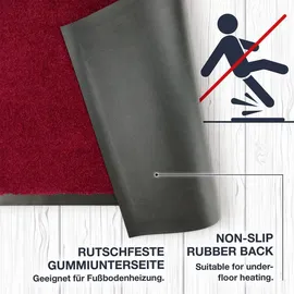 WohnDirect Fußmatten für Innen & Außen TÜRMATTE 1 in Petrol 58x180 cm