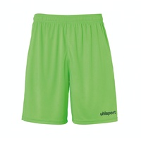 Uhlsport Center II Shorts ohne Innenslip fluo grün/schwarz L