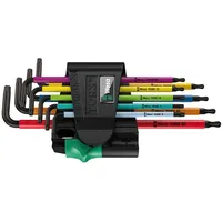 WERA Winkelschlüsselsatz 967/9 TX BO Multicolour 9-tlg.
