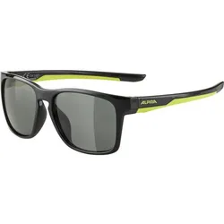 ALPINA Kinder Brille FLEXXY COOL KIDS I, black-neon gloss, ONE SIZE