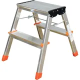 Krause Doppelleiter Klapptrittleiter 2 Stufen