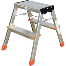 Krause Doppelleiter Klapptrittleiter 2 Stufen