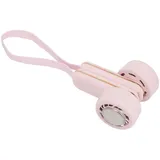 3000 Mah, 5 V, Freihändig Bedienbarer Nackenventilator Mit 4 Geschwindigkeitsstufen, Usb-ladefunktion, Ohne Rotorblätter, Pink