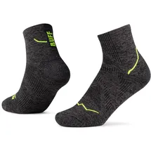 Buff Dryflx Quarter Socken Schwarz/Grau 45-47