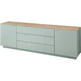 Innostyle Core TV-Sideboard 240 x 77 x 44 cm Grün Holz