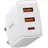 Baseus Cargador Baseus Compact Fast Charge 2xUSB-A 1xUSB-C 30W Blanco