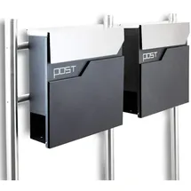 BITUXX MS-16783 Graphit inkl. Zeitungsfach