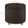 Relaxdays Sitzhocker mit Stauraum Leinen 44 x 41 x 47,5 cm Braun