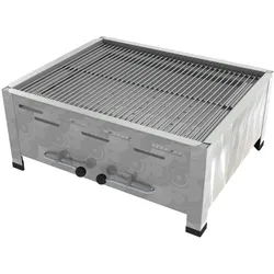 ChattenGlut Professional 3er Holzkohle Bräter Tischgerät Grill mit Rost 650X530x300mm