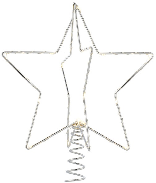 Pointe de sapin de Noël à LED Christmas Top, Designer Sirius, 25x20x20 cm
