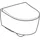 Geberit iCon Set Wand-WC mit WC-Sitz Weiß