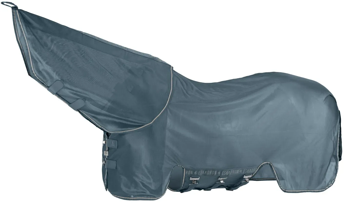 ESKADRON Classic Sports Fliegendecke Fly Detach-Neck steel blue 135 cm