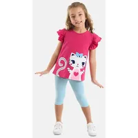 Denokids Set Cat Frilled in Pink | Gr.: 116