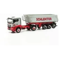 HERPA 316651 1:87 MAN TGS NN (4x4) Schmitz Rundmulden-Sattelzug 