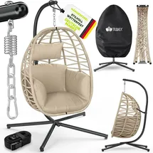 tillvex Hängesessel Taupe