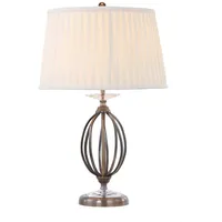 Elstead Lighting Tischleuchte Schreibtischlampe Wohnzimmerlampe Beistelllampe Messing H 58cm
