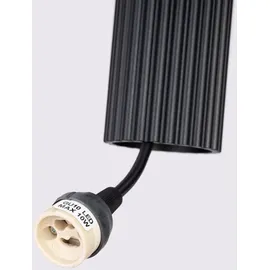 Sollux Lighting Karbon 3-flg. 45 cm schwarz Metall