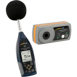 PCE Instruments PCE-428-KIT-N Schallpegelmesser 25 - 136 db(A) 20 Hz - 12,5 kHz Oktavfilter 20 Hz-8kHz Klasse 2