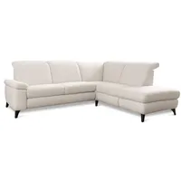 CASEDO Ecksofa Change B Stoff Beige Creme 265 x 233 cm