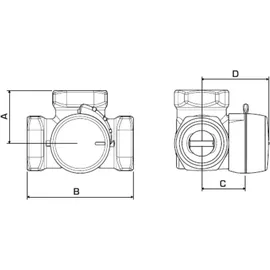 ESBE VRG131 DN15 | 1,6 Kvs | Mischventil Innengewinde Rp 1⁄2''