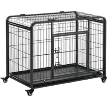 PawHut Hundekäfig Metall PP