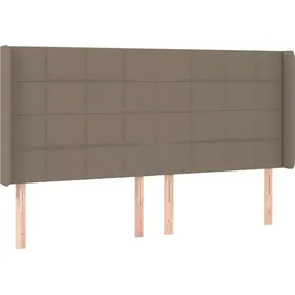 vidaXL Boxspringbett 180 x 200 cm Taupe