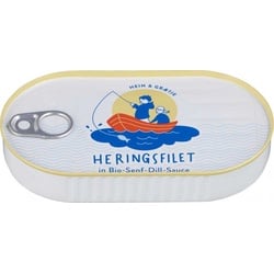 Hein & Graetje Heringsfilets in Bio Senf-Dill-Sauce