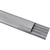 Eurolite Bodenkabelkanal 75mm breit silber 2m