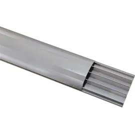 Eurolite Bodenkabelkanal 75mm breit silber 2m