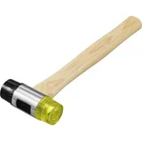TOOLCRAFT Gummihammer mittelweich/mittelhart 335 g