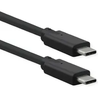 ROLINE USB 3.2 Gen2x2 USB-C® Stecker 1.00m Schwarz Geschirmt 11.02.9071