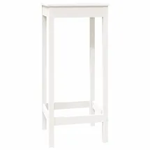 vidaXL Bartisch 50 x 50 x 110 cm Weiß