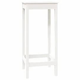 vidaXL Bartisch 50 x 50 x 110 cm Weiß