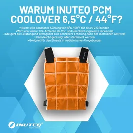 INUTEQ Biobased PCM Coolover 6,5°C kühlende Weste - Orange